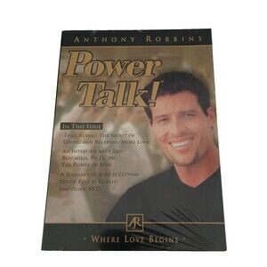 Anthony Robbins POWER TALK-DVD "Where Love Begins" Motivational Self Help NEW